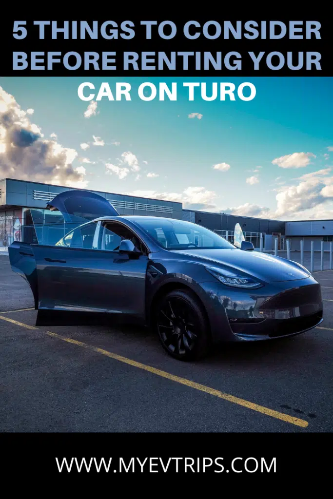 Renting Out My Car on Turo 5 Lessons Learned MYEV Trips