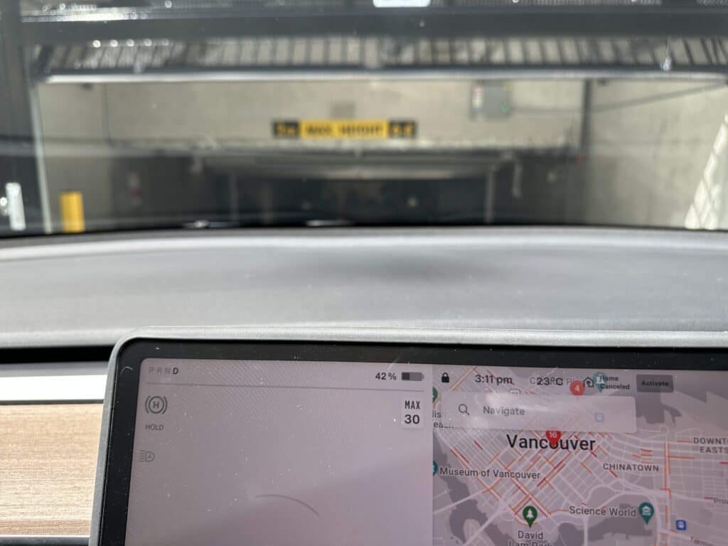 Tesla Homelink in action