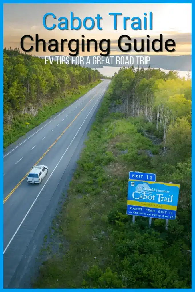 Cabot Trail Charging pinterest image