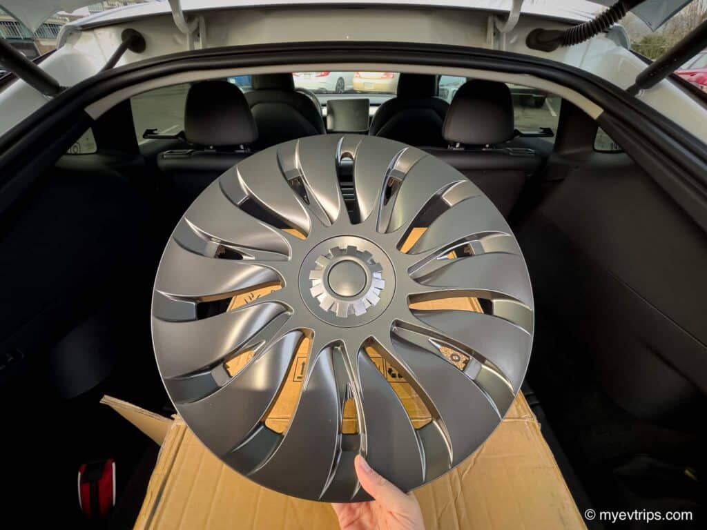 Tesla model y uberturbine wheel covers