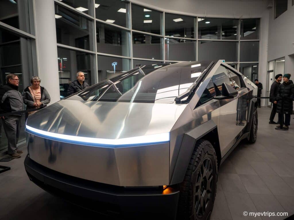 Tesla Cybertruck on display - Tesla leak by former employee sharing engineering details 