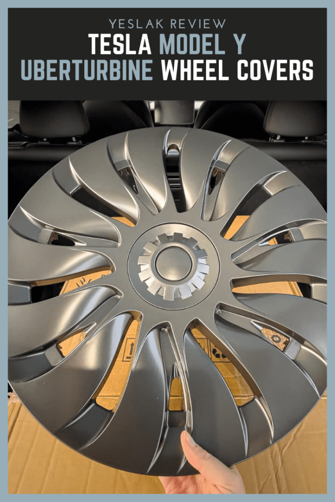 Tesla model y uberturbine wheel covers pinterest image