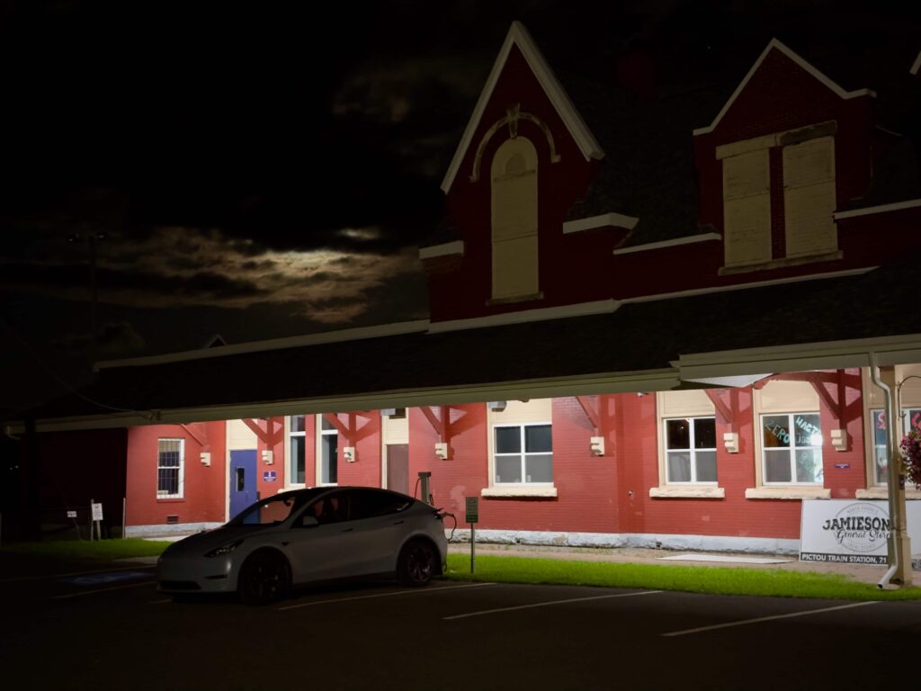 Jamieson’s General Store with L2 EV charger