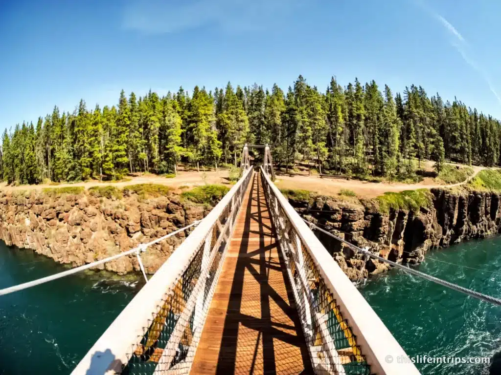 Miles Canyon bridge