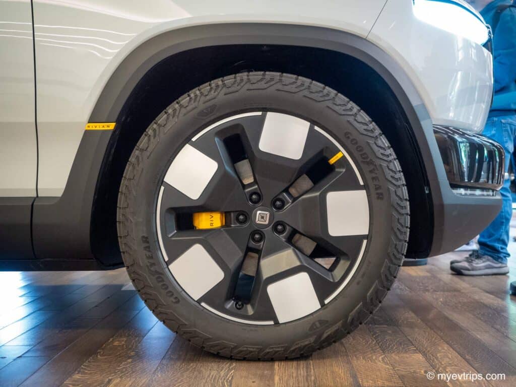 Rivian R2 display wheels