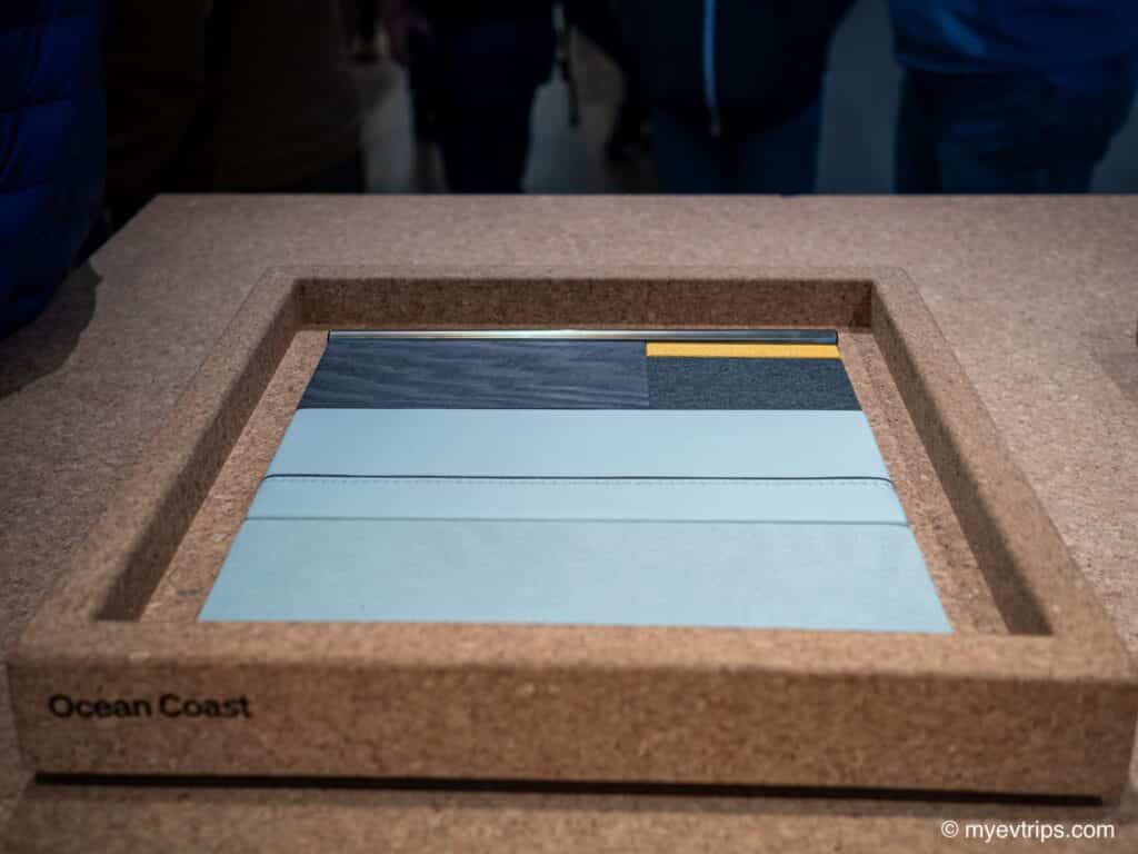 Rivian R2 Ocean Coast color swatch