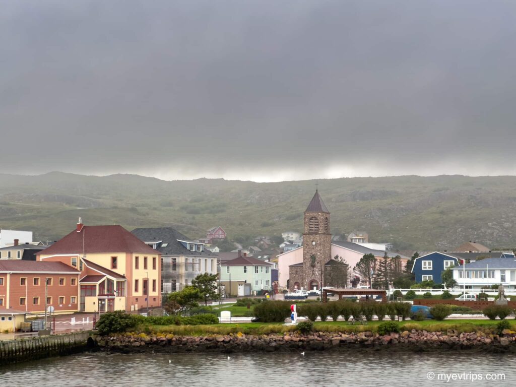 Downtown Saint Pierre taken from ferry