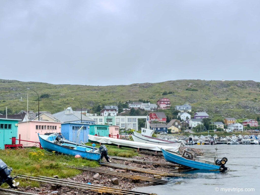Traditional boat pulleys in Saint Pierre