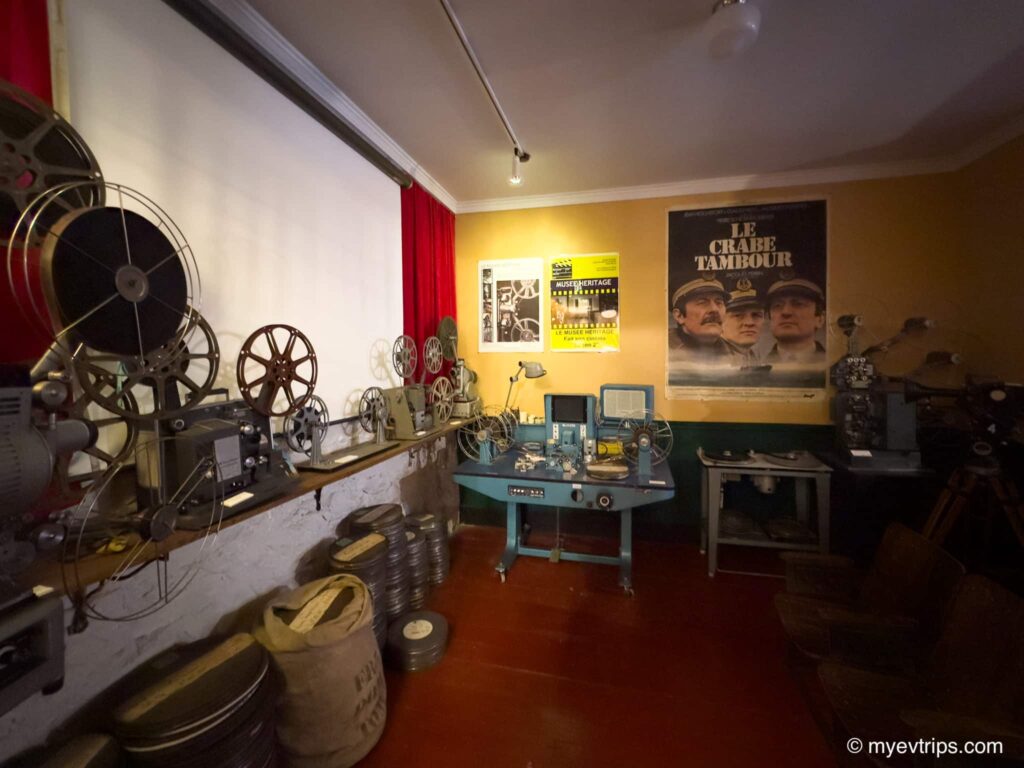 Film artifacts in the Musee Heritage in Saint Pierre