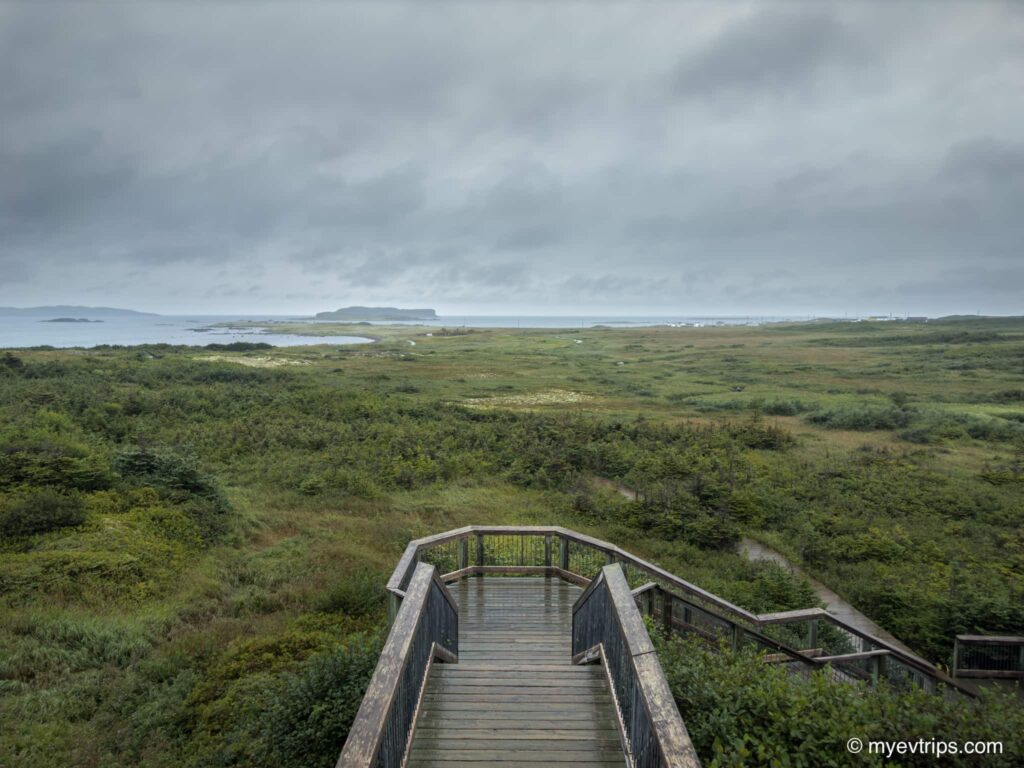 stairs leading L'Anse aux Meadows park