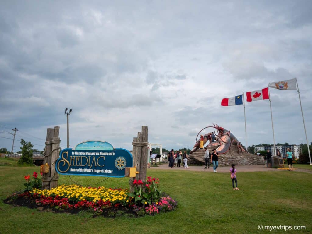 Lobster statue in Shediac