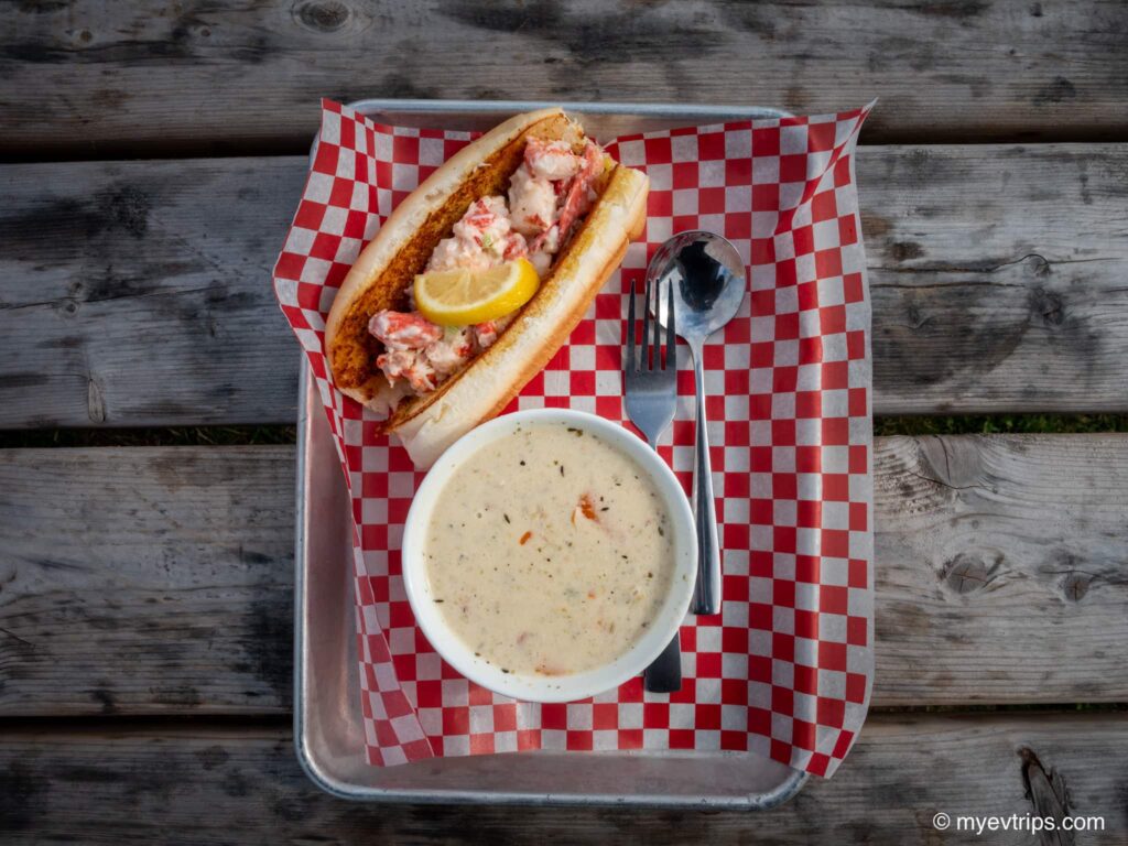 Lobster Roll in Alma, New Brunswick