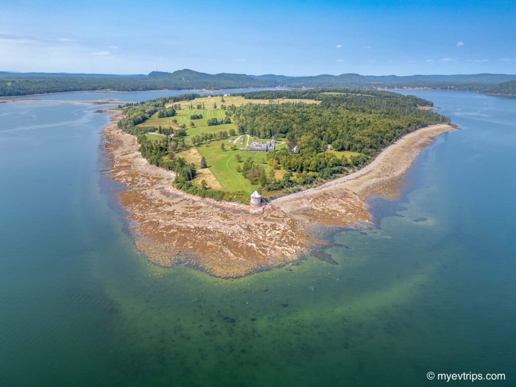 Ministers Island at low tide