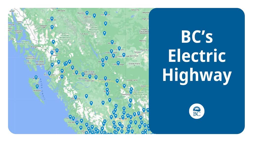 Map of BC Hydro chargers
