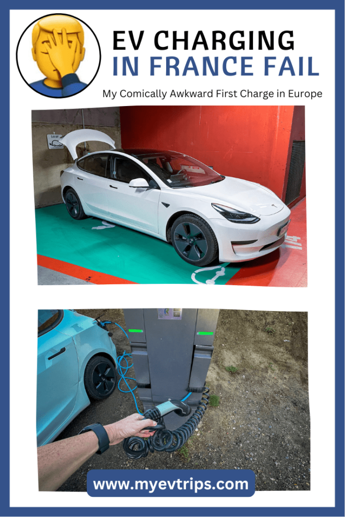 EV Charging in France shareable pinterest image