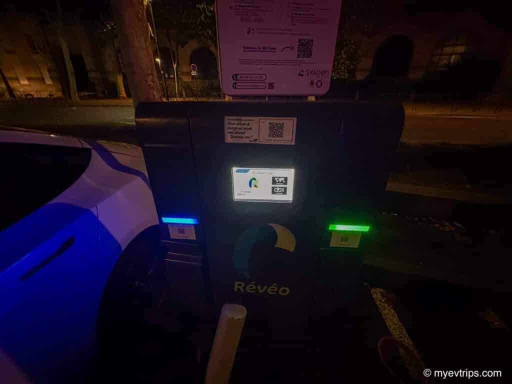 Reveo EV charging in France