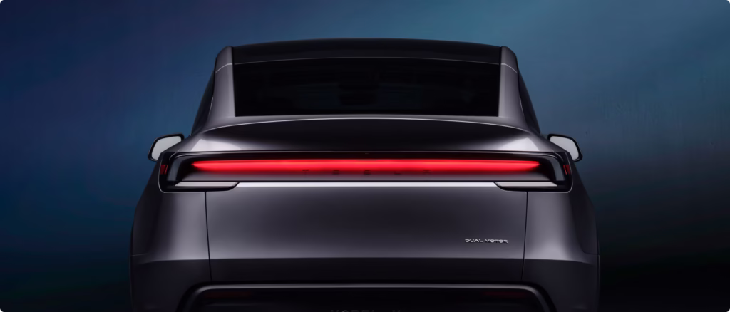 Tesla Model Y refresh Juniper tail light bar