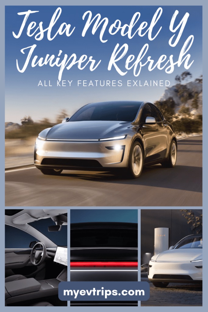 Tesla Model Y Juniper refresh shareable pinterest image