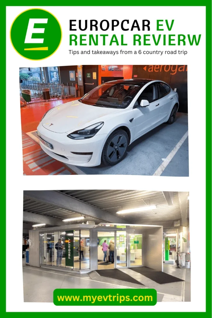 Europcar rental review shareable pinterest image