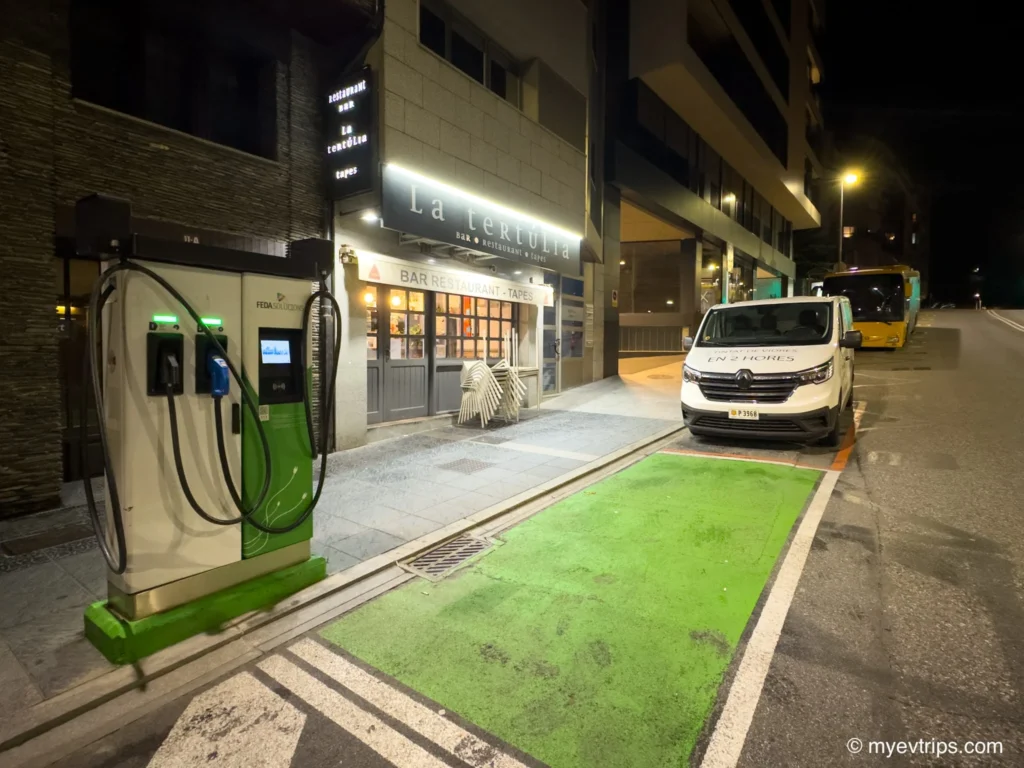 Public EV charging in Andorra 