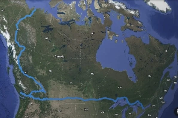 Patrick Nadeau's EV road trips to the Arctic