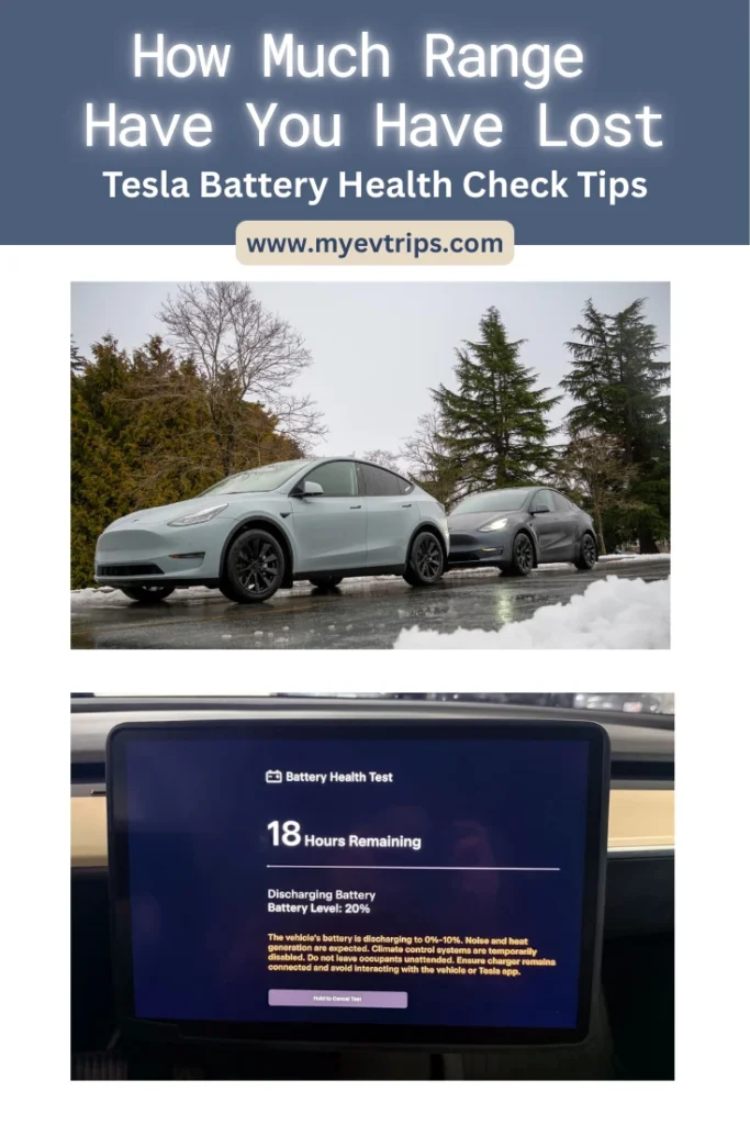 Tesla battery health check shareable pinterest image