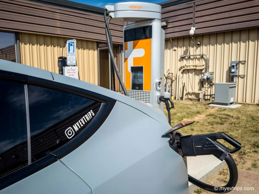 Last fast charger before the NWT in Fahler, Alberta