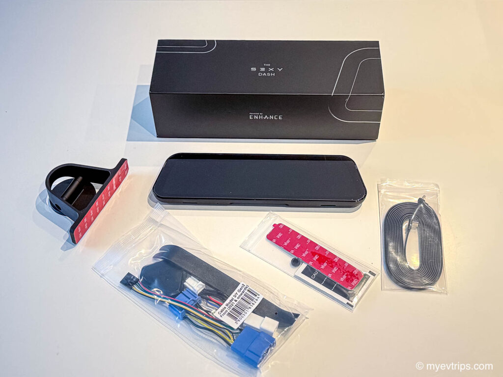 S3XY Dash package contents