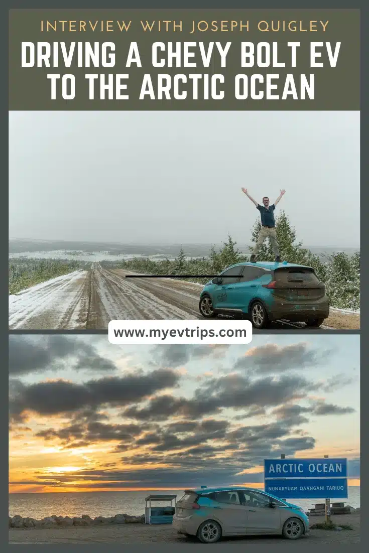 chevy bolt arctic road trip shareable pinterest image
