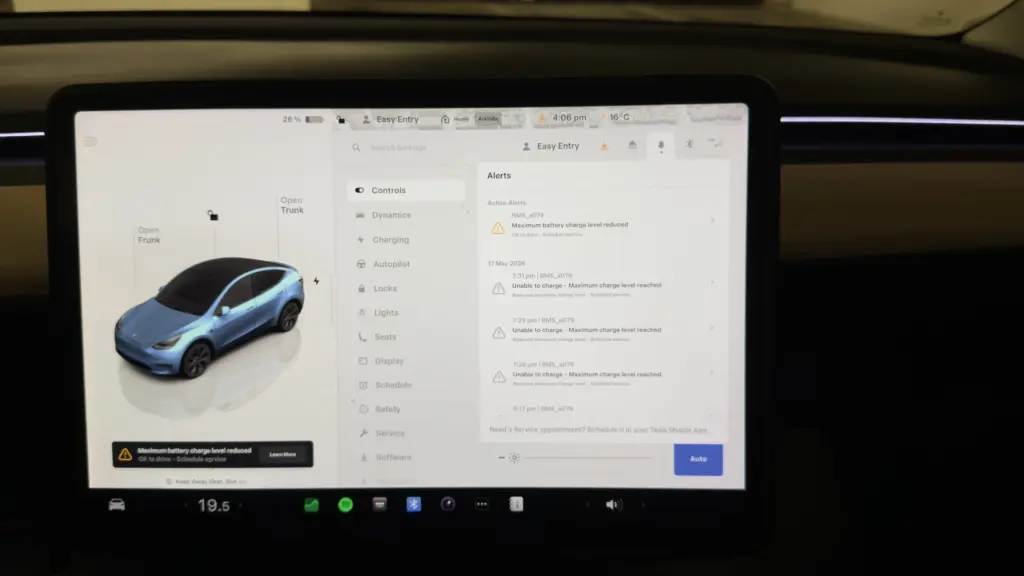 error codes before my Tesla Model Y battery replacement cost conversations