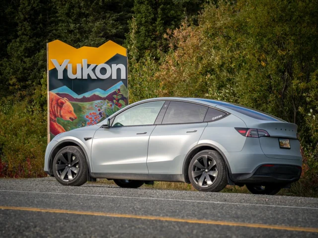 Checkpoint unlocked: Yukon 🇨🇦 Only one more territory to go (Nunavut) — 10/10 provinces now covered in an EV and 2/3 territories achieved. EV challenge accepted. 

Full trip report north at myevtrips.com.

#EVroadtrip #ElectricVehicleJourney #SustainableTravel #TeslaModelY #YukonTerritory #NorthernCanada #CanadaAdventure #BucketListDrive #RemoteRoads #ExploreMore #FallInYukon #TravelCanada @travelyukon #exploreyukon